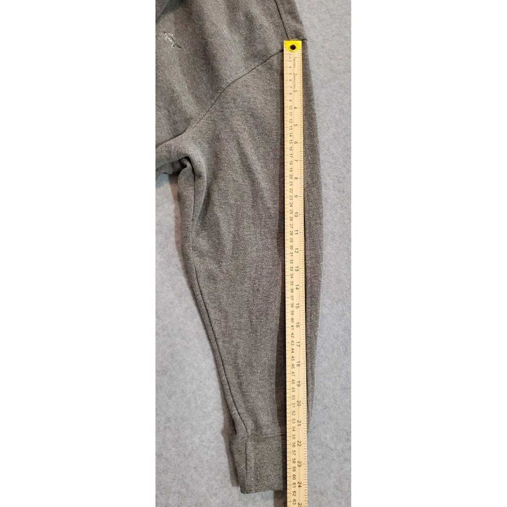 Greg Norman Men's Quarter Zip Pullover Sweater Gray Size XL Shark Logo Golf - Picture 4 of 7